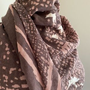 Scarf Large Breathable with Birds